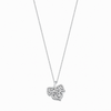 Hazel Pendant – 925 Sterling Silver Leaf Design Pendant (Silver & Rose Gold)
