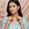 Luvia Heart Pendant Set in 925 Sterling Silver