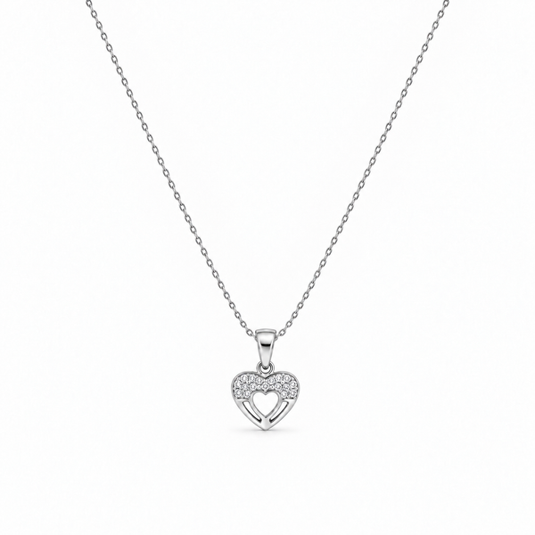 Amor Pendant – 925 Sterling Silver Heart Necklace