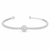 Orbit Halo Bracelet in 925 Sterling Silver