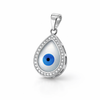 Drisha Pendant – 925 Sterling Silver Evil Eye Teardrop Pendant for Women