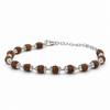 Rudra Shakti Bracelet – 925 Sterling Silver Rudraksha Beaded Bracelet for Men