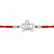 Veera Rakhi – 925 Sterling Silver Minimalist Name Rakhi