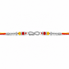 Bhai Rakhi – 925 Sterling Silver Infinity Rakhi for Brother