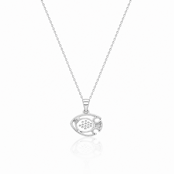 Kai Pendant – 925 Sterling Silver Fish Pendant Necklace