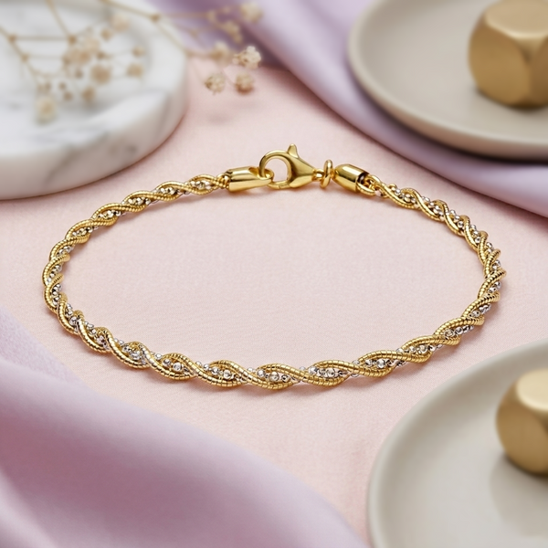 Twirl Bracelet – 925 Sterling Silver Twisted Elegance Bracelet