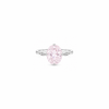 Tara Ring – 925 Sterling Silver Blush Pink Oval Statement Ring
