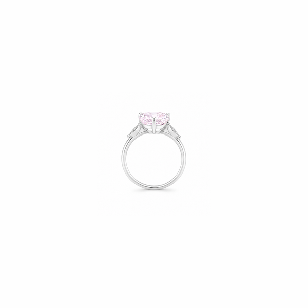 Tara Ring – 925 Sterling Silver Blush Pink Oval Statement Ring