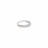 Siya Ring – 925 Sterling Silver Floral Band with CZ Stones