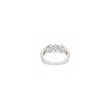 Siya Ring – 925 Sterling Silver Floral Band with CZ Stones