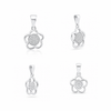 Halo-Bloom Pendant – 925 Sterling Silver Floral Pendant Necklace