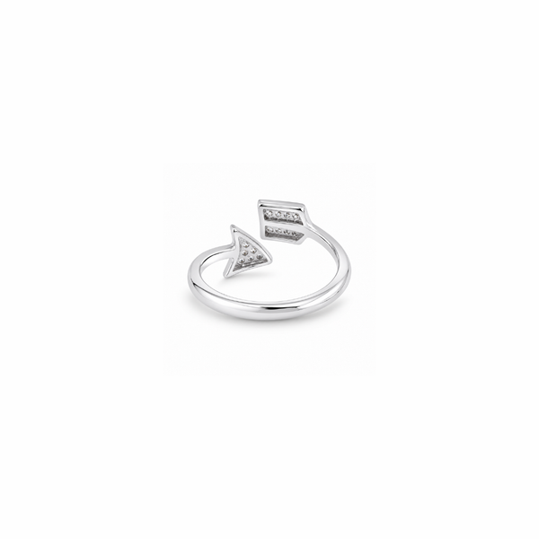Avia Ring – 925 Sterling Silver Arrow Adjustable Ring