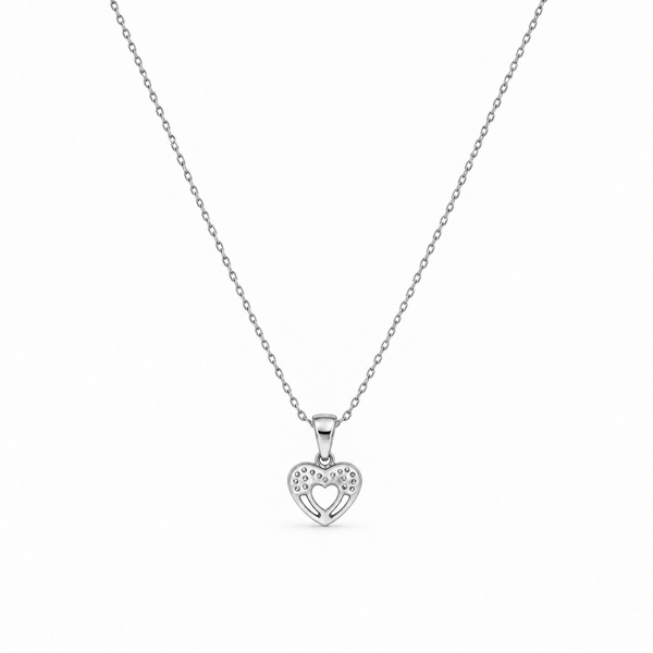 Amor Pendant – 925 Sterling Silver Heart Necklace