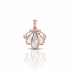 Naria Pendant – 925 Sterling Silver Rose Gold Shell Necklace