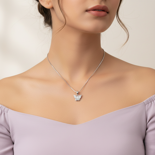 Navya Butterfly Pendant