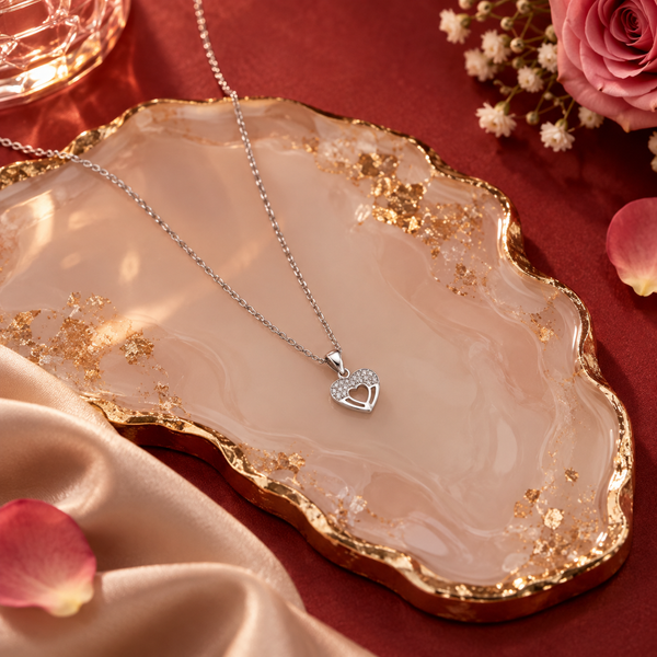 Amor Pendant – 925 Sterling Silver Heart Necklace