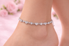 Amora Anklet – 925 Sterling Silver Heart Charm Anklet for Women