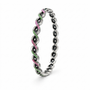 Tara Bangles – 925 Sterling Silver Multicolor Stone Designer Bangles
