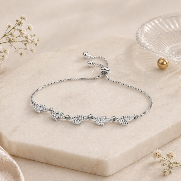 Ivy Leaf Bracelet in 925 Sterling Silver