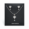 Luvia Heart Pendant Set in 925 Sterling Silver