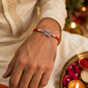Veera Rakhi – 925 Sterling Silver Minimalist Name Rakhi
