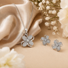 Floris Floral Pendant Set in 925 Sterling Silver