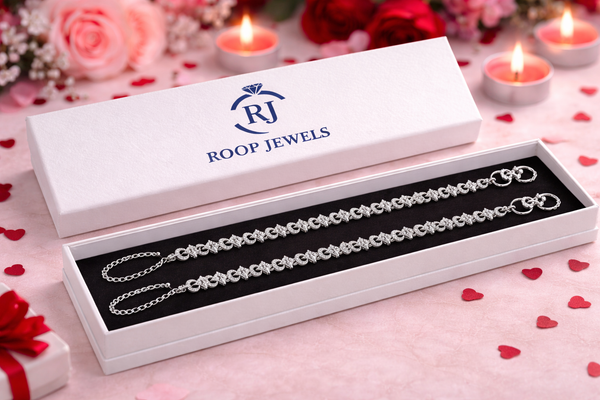 Sitara Leher Anklet in 925 Sterling Silver
