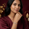 Ember Radiance Bracelet in 925 Sterling Silver