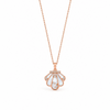 Naria Pendant – 925 Sterling Silver Rose Gold Shell Necklace