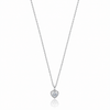 Valentina Pendant – 925 Sterling Silver Heart Halo CZ Pendant for Women