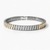 FLOW Bracelet – 925 Sterling Silver Dual-Tone Wave Link Bracelet for Men