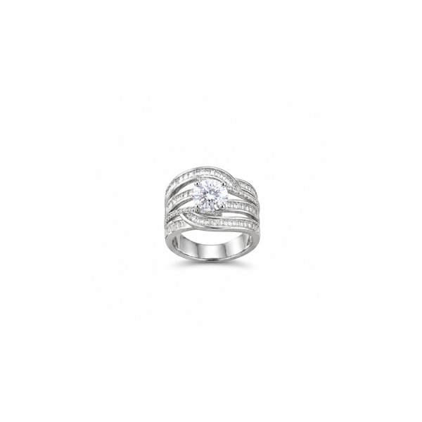 Helix Ring – 925 Sterling Silver Statement Ring