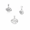 Kai Pendant – 925 Sterling Silver Fish Pendant Necklace