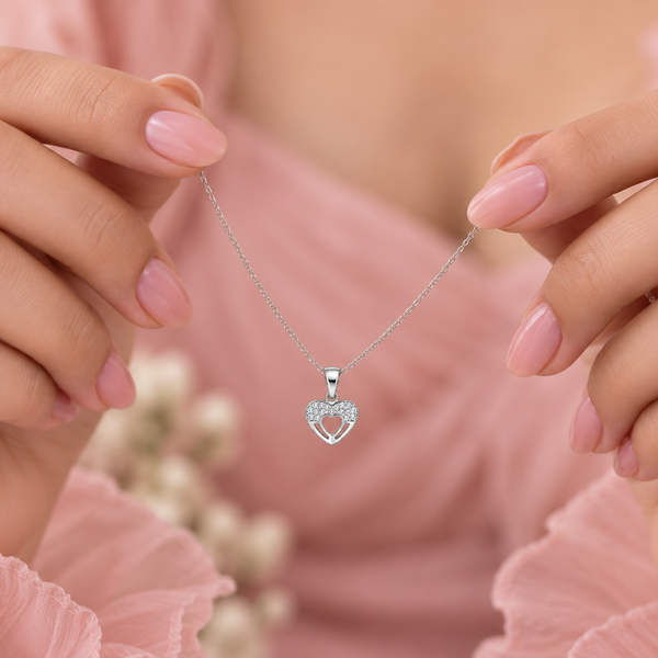 Amor Pendant – 925 Sterling Silver Heart Necklace