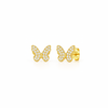 Butterfly Trio Studs – 925 Sterling Silver 3-Pair Earrings Set