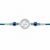 Swastik Evil Eye Silver Rakhi – 925 Sterling Silver Divine Swastik Rakhi with Evil Eye Protection