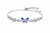Neel Noor Butterfly Bracelet – 925 Sterling Silver Blue Butterfly Adjustable Bracelet
