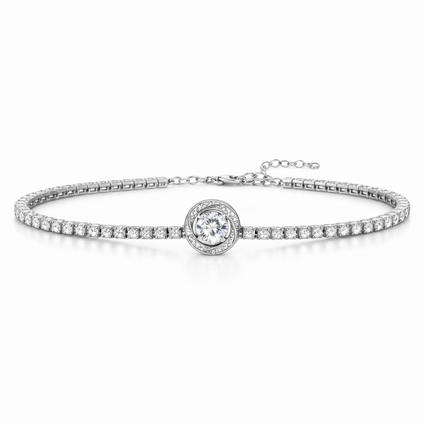 Aviro Tennis Bracelet in 925 Sterling Silver