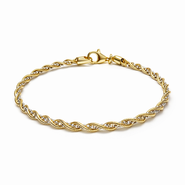 Twirl Bracelet – 925 Sterling Silver Twisted Elegance Bracelet