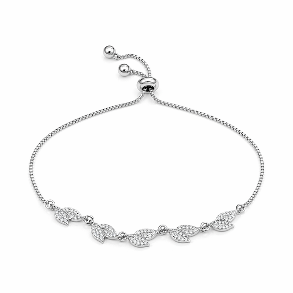Ivy Leaf Bracelet in 925 Sterling Silver