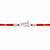 Bhai Rakhi – 925 Sterling Silver Rakhi with Silver Beads & Red Thread