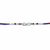 Bhai Rakhi – 925 Sterling Silver Infinity Rakhi with Red & Blue Beads