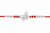 Om Namah Shivay Rakhi – 925 Sterling Silver Spiritual Rakhi with Crystal Beads