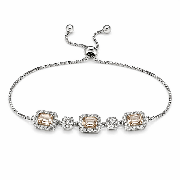 Ember Radiance Bracelet in 925 Sterling Silver
