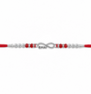 Bhai Rakhi – 925 Sterling Silver Infinity Rakhi for Brother
