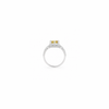 Sia Ring – 925 Sterling Silver Sunshine Yellow Solitaire Accent Ring