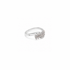 Dia Ring – 925 Sterling Silver Cluster Wrap Ring