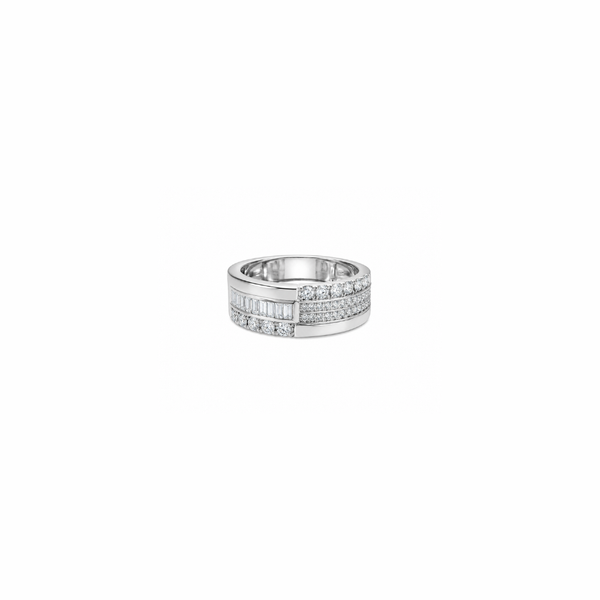 Zora Ring – 925 Sterling Silver Multi-Layer CZ Band Ring