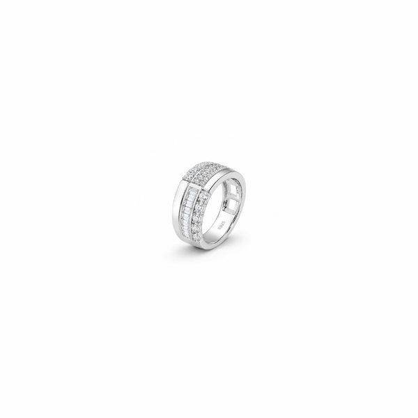 Zora Ring – 925 Sterling Silver Multi-Layer CZ Band Ring