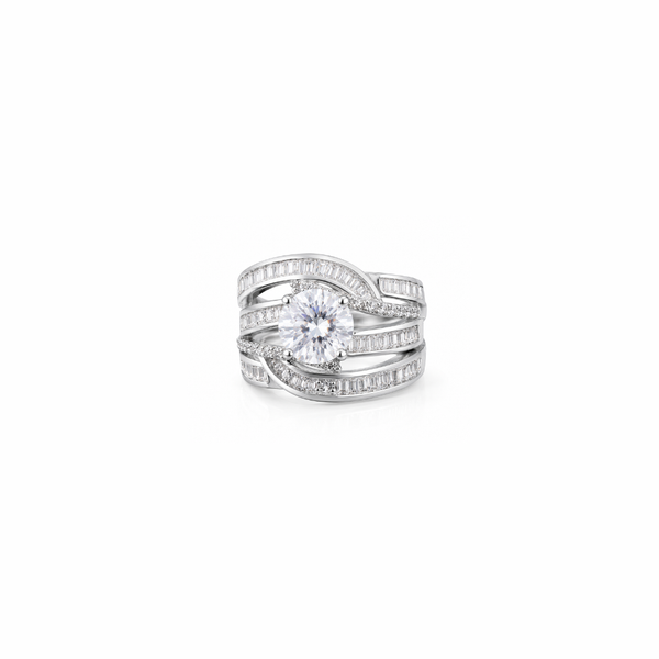 Helix Ring – 925 Sterling Silver Statement Ring